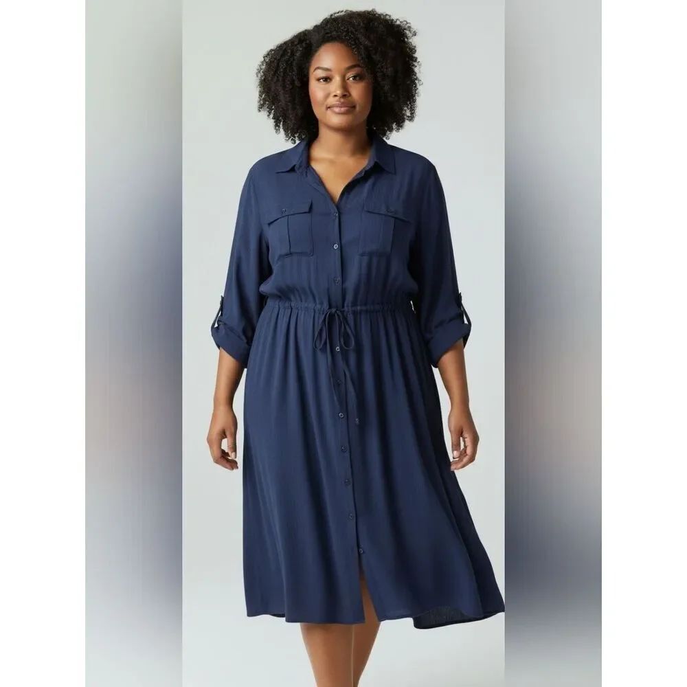 NWOT Navy Blue Plus Size Dress SIZE 20W